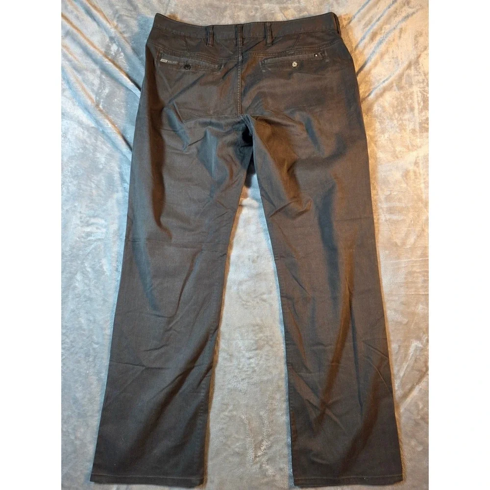 Hurley Nike Dri-FIT‎ Worker Chino Pants Mens 36x30 Straight Leg, Zip Pocket